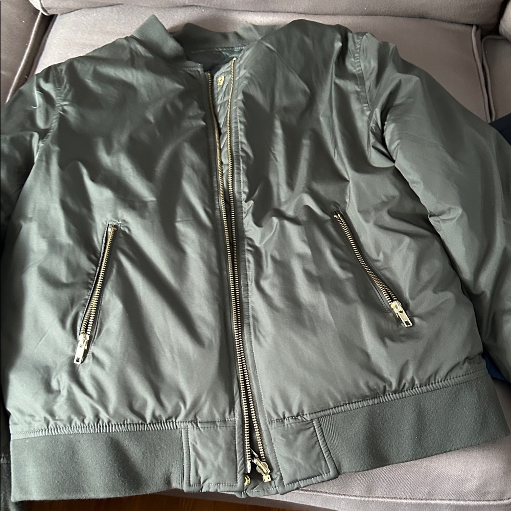 Women's Green Bomber Jacket